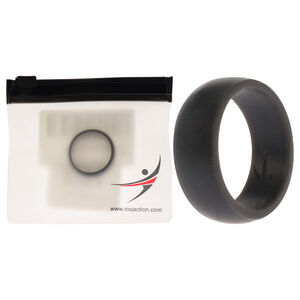 Silicone Wedding Ring - Grey by ROQ for Men - 11 mm Ring